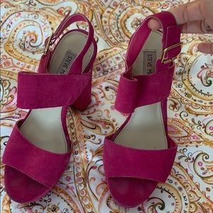 Steven Madden hot pink heels
